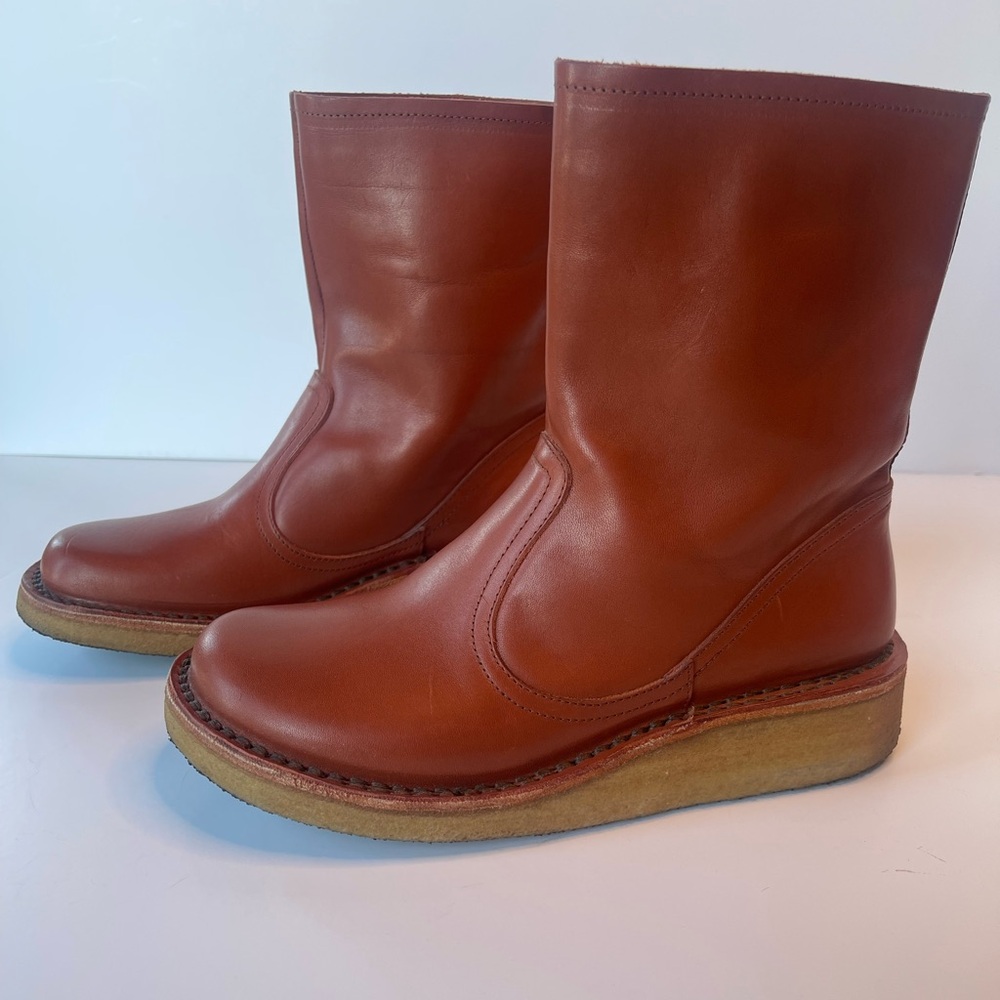 Swedish Hasbeens Cognac Natural Boot